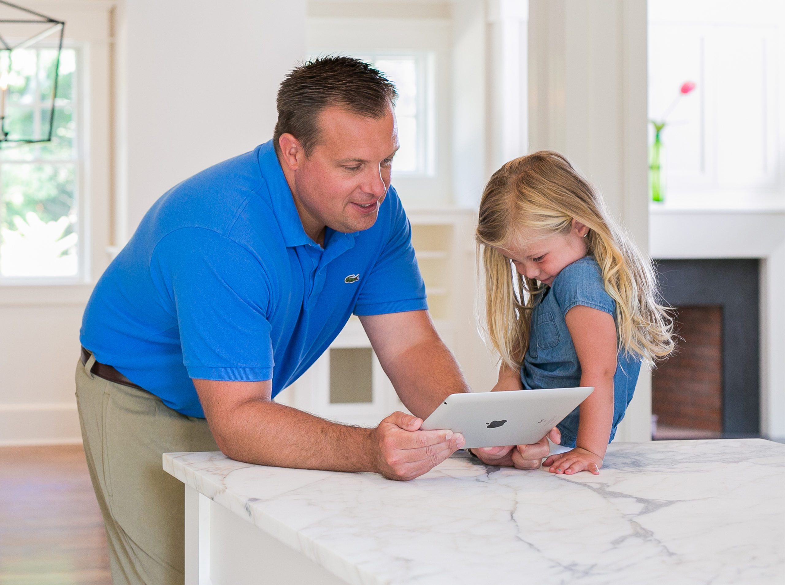Kyle Eagleson with Daughter