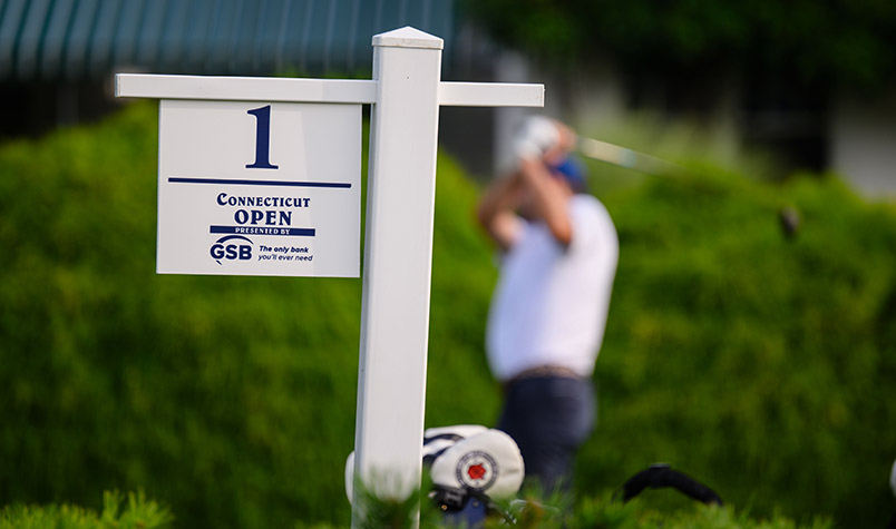 CSGA CT Open Hole 1 tee box