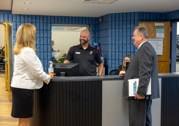 GSB employees visit local YMCA