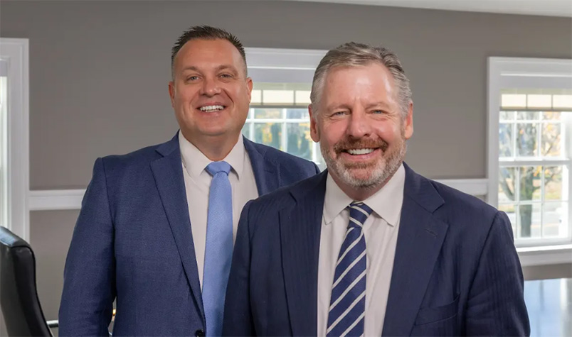 GSB President Tim Geelan and CEO Kyle Eagleson