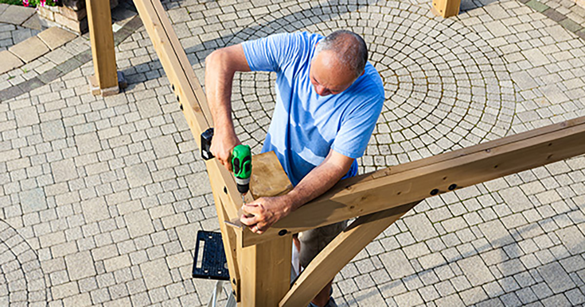 Man working on deck