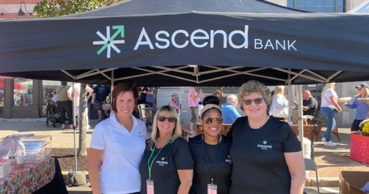 Group of employees volunteering in the community.